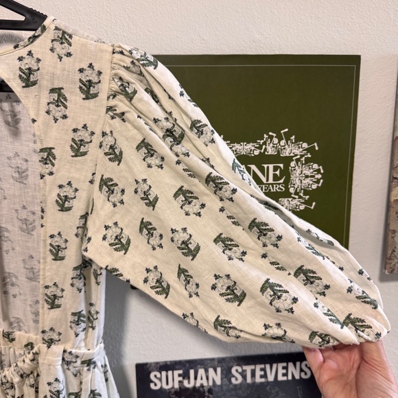 Rhode Womens Maryam Ivory Open Back Long Daytime Maxi Dress - Picture 7 of 10